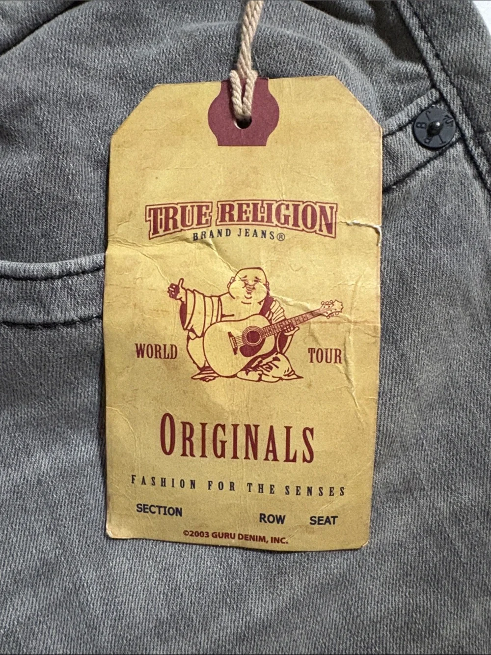 True Religion Men's Gray Jeans